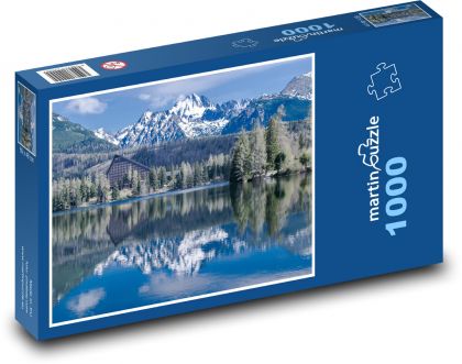 Słowacja - Szczyrbskie Jezioro - Puzzle 1000 elementów, rozmiar 60x46 cm