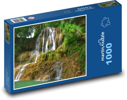 Nature, waterfall - Puzzle 1000 pieces, size 60x46 cm 