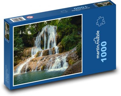 Natural waterfall - Puzzle 1000 pieces, size 60x46 cm 