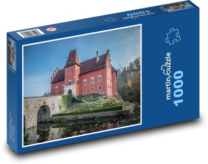 Zámok Červená Lhota - Puzzle 1000 dielikov, rozmer 60x46 cm