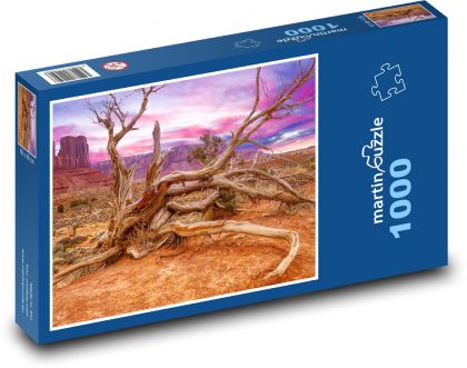 Monument Valley - Puzzle 1000 dílků, rozměr 60x46 cm