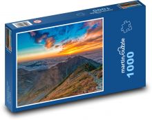 Sunset over the mountains Puzzle 1000 pieces - 60 x 46 cm 