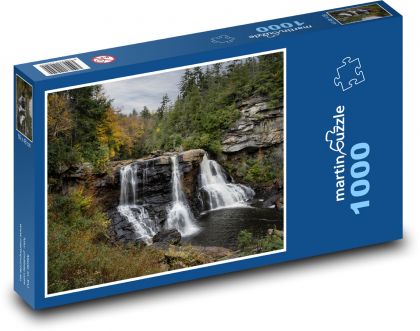 Park Blackwater Falls - Puzzle 1000 dílků, rozměr 60x46 cm