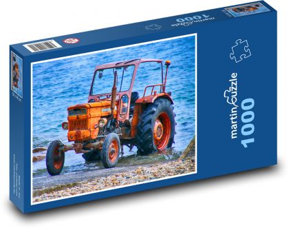 Stary ciągnik - Puzzle 1000 elementów, rozmiar 60x46 cm