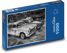 Autovraky Puzzle 1000 dielikov - 60 x 46 cm 