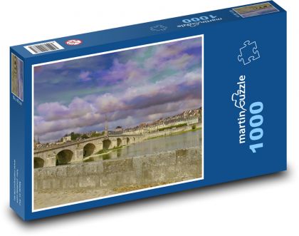 Blois - Francie  - Puzzle 1000 dílků, rozměr 60x46 cm