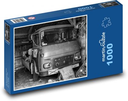 Starý nákladní automobil - Savien - Puzzle 1000 dílků, rozměr 60x46 cm