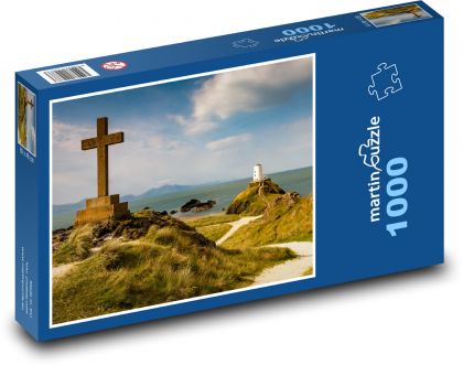 Wales - Ynys Llanddwyn - Puzzle 1000 dílků, rozměr 60x46 cm