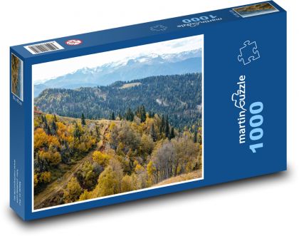Podzimní krajina - Puzzle 1000 dílků, rozměr 60x46 cm