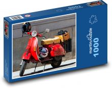 Skútr ve městě Puzzle 1000 - 60x46 cm