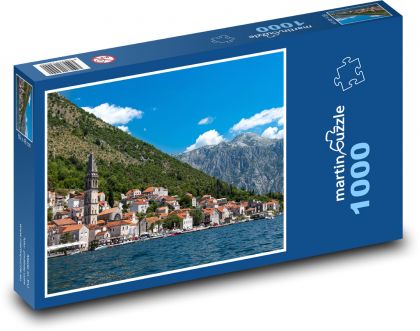 Černá Hora - Boka Kotorska  - Puzzle 1000 dílků, rozměr 60x46 cm
