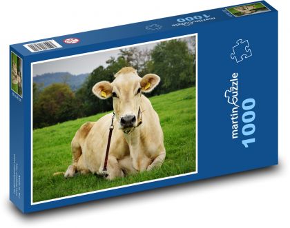 Farm animals - cow - Puzzle 1000 pieces, size 60x46 cm 