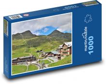 Švajčiarsko - Jungfrau Puzzle 1000 dielikov - 60 x 46 cm 