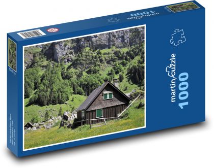 Chalet in den Bergen - Puzzle - 1000 Teile