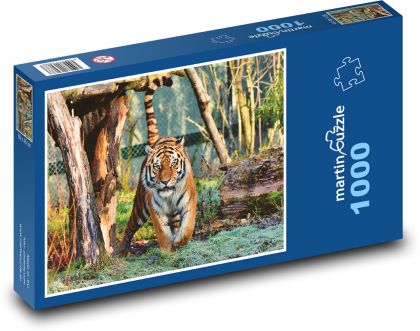 Tiger Ussurijský - Puzzle 1000 dielikov, rozmer 60x46 cm