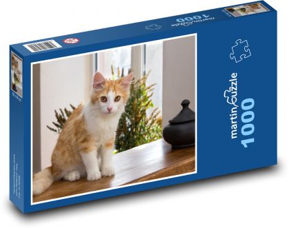 Rusty cat - Puzzle 1000 pieces, size 60x46 cm 