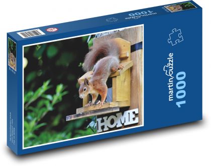 Squirrel, rodent - Puzzle 1000 pieces, size 60x46 cm 