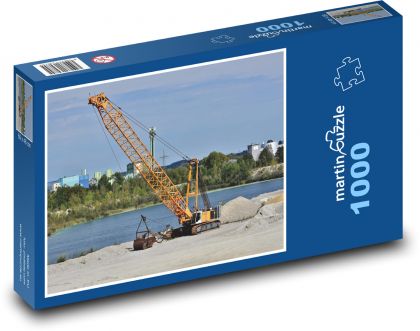 Bagger - Kran - Puzzle - 1000 Teile