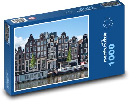 Holandsko - Amsterodam - Puzzle 1000 dílků, rozměr 60x46 cm