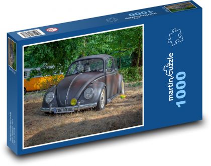 Auto - VW brouk - Puzzle 1000 dílků, rozměr 60x46 cm