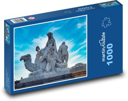 Londýn - Hyde Park - Puzzle 1000 dílků, rozměr 60x46 cm