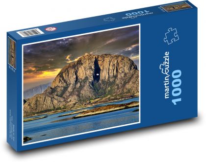 Nórsko - Torghatten - Puzzle 1000 dielikov, rozmer 60x46 cm