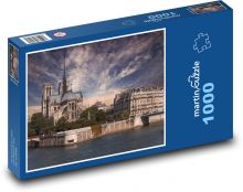 Notre Dame, Paríž Puzzle 1000 dielikov - 60 x 46 cm 
