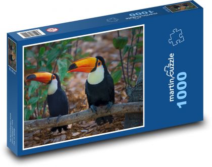 Birds - Toucans - Puzzle 1000 pieces, size 60x46 cm 