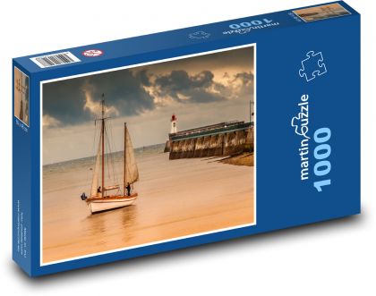 Sailboat, ocean - Puzzle 1000 pieces, size 60x46 cm 