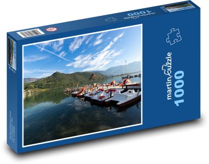 Lake, pedal boats - Puzzle 1000 pieces, size 60x46 cm 