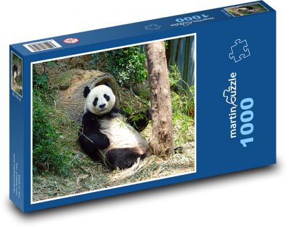 Medvedík - Panda - Puzzle 1000 dielikov, rozmer 60x46 cm