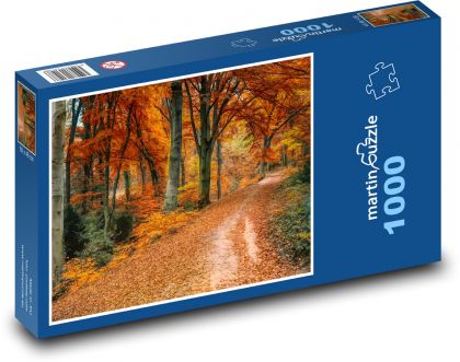 Stromy vo farbách jesene - Puzzle 1000 dielikov, rozmer 60x46 cm