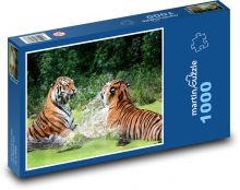Tigre vo vode Puzzle 1000 dielikov - 60 x 46 cm