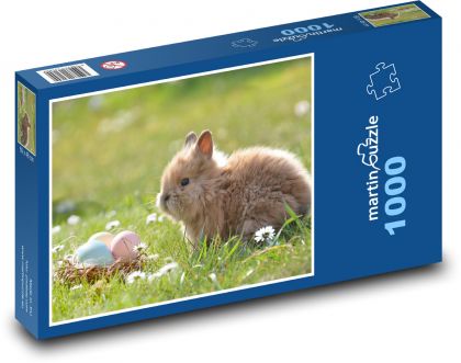 Veľkonočný zajačik - Puzzle 1000 dielikov, rozmer 60x46 cm