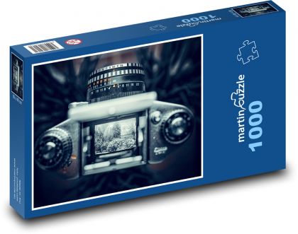 Kamera - Sucher, Winter - Puzzle - 1000 Teile