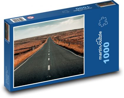 Dálnice - cestování, silnice - Puzzle 1000 dílků, rozměr 60x46 cm