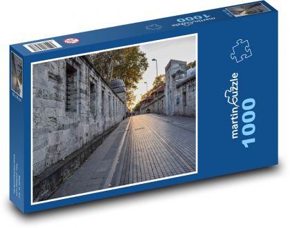 Ulica - západ slnka, súmrak - Puzzle 1000 dielikov, rozmer 60x46 cm