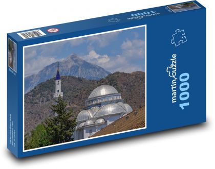 Mešita - kopule, architektura - Puzzle 1000 dílků, rozměr 60x46 cm