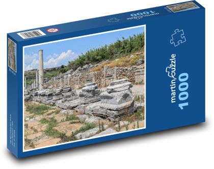 Ruiny - stavba, mesto - Puzzle 1000 dielikov, rozmer 60x46 cm