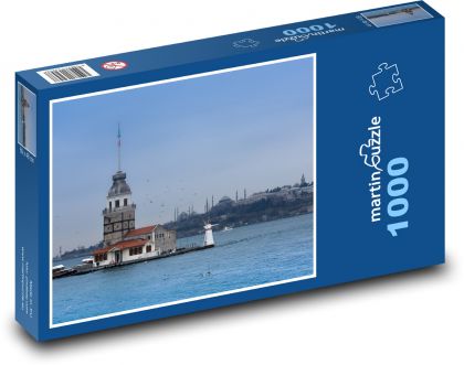 Turecko - moře, Istanbul - puzzle 1000 dílků