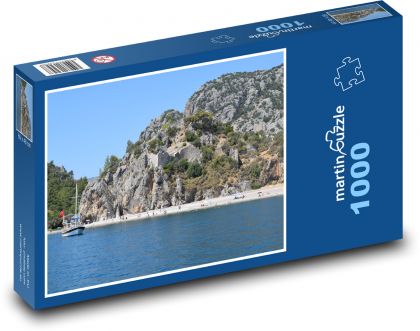Sea - ship, coast - Puzzle 1000 pieces, size 60x46 cm 