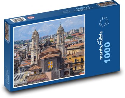 Towers - buildings, roofs - Puzzle 1000 pieces, size 60x46 cm 