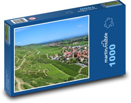 Francúzsko - mesto, panoráma - Puzzle 1000 dielikov, rozmer 60x46 cm