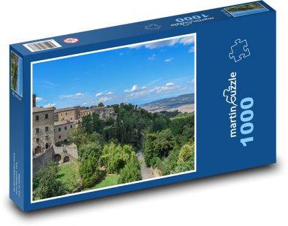 Itálie - město, panorama - Puzzle 1000 dílků, rozměr 60x46 cm