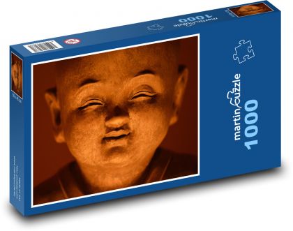 Budha - meditace, náboženství - Puzzle 1000 dílků, rozměr 60x46 cm