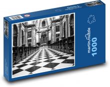 Kostel - Architektura, náboženství  Puzzle 1000 dílků - 60 x 46 cm