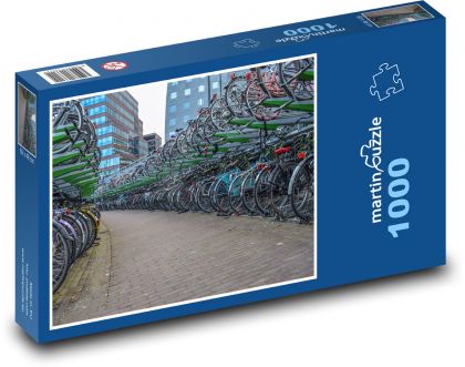 Kola - cyklistika, doprava - Puzzle 1000 dílků, rozměr 60x46 cm
