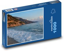 Vlny - oceán, pláž Puzzle 1000 dielikov - 60 x 46 cm 