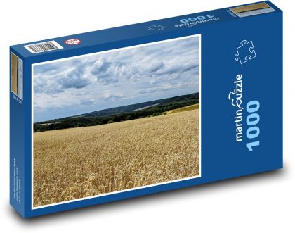 Grain - fields, agriculture - Puzzle 1000 pieces, size 60x46 cm 
