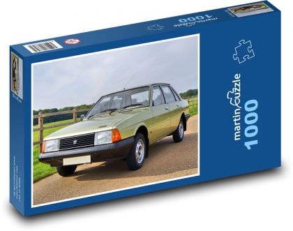 Auto - zelený Talbot Solara - Puzzle 1000 dílků, rozměr 60x46 cm